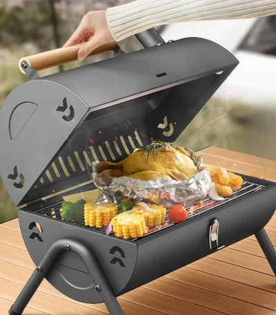 Grill à Charbon Portable Double Face – Barbecue Compact à Dakar, Sénégal