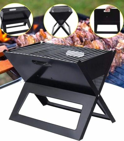 Gril barbecue pliable Sénégal – Acier inox, portable et pliable en X - Lenix Dakar Sénégal