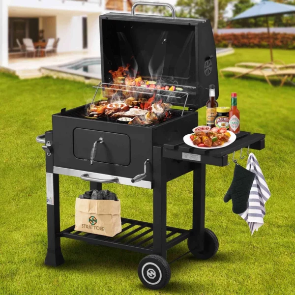 Strattore BBQ Grill au Charbon – Barbecue Fumoir Portable XL - Lenix dakar senegal