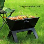 Gril barbecue pliable Sénégal – Acier inox, portable et pliable en X - Lenix Dakar Sénégal