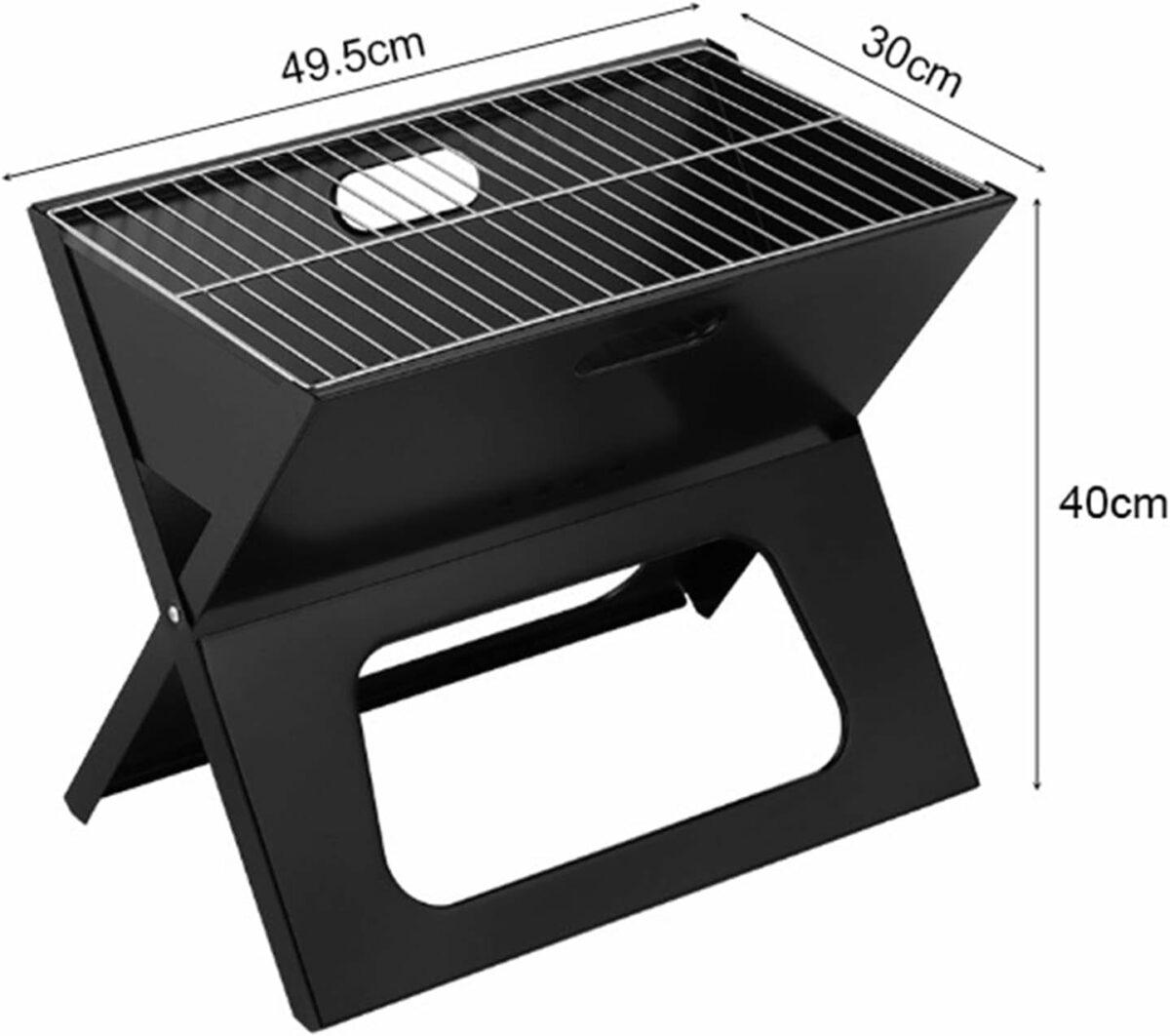 Gril barbecue pliable Sénégal – Acier inox, portable et pliable en X - Lenix Dakar Sénégal