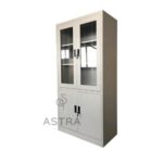 Armoire de Rangement Metal Semi-Vitré