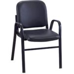 Chaise d'attente empilable simili cuir