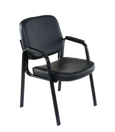 Chaise d'attente empilable simili cuir