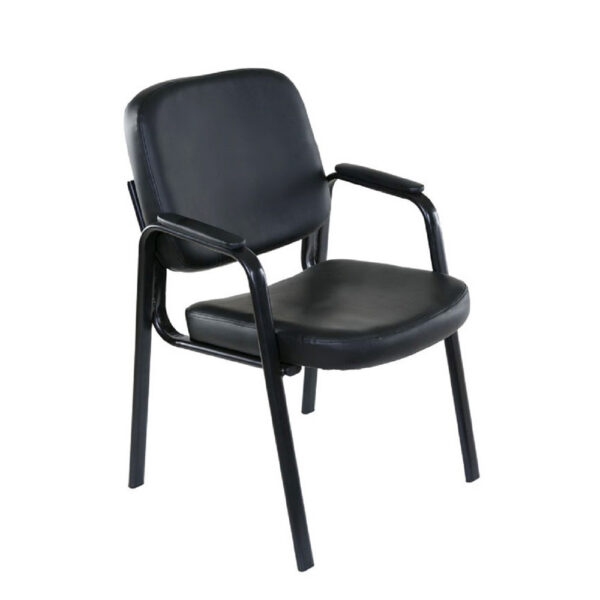Chaise d'attente empilable simili cuir