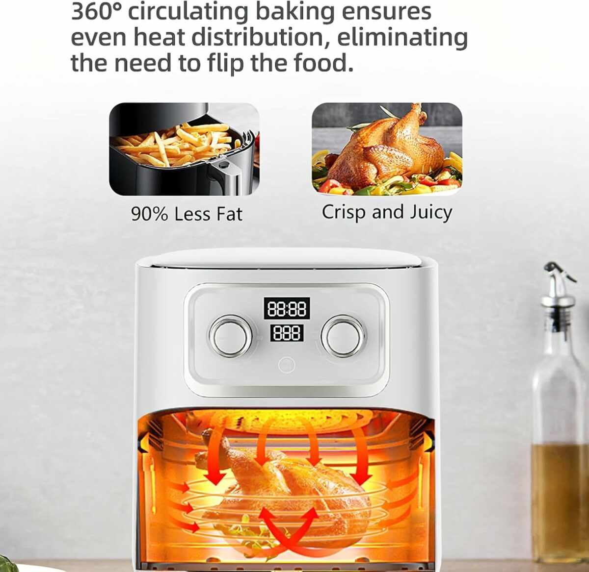 Air fryer 10L Sénégal friteuse sans huile - Lenix Dakar