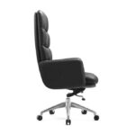Fauteuil Ministre en Simili Cuir Noir