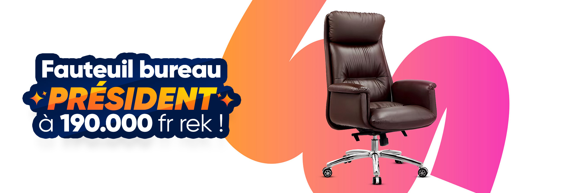 Fauteuil bureau président - Lenix dakar sénégal