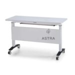 table de formation rabattable ASTRA blanche avec roulettes à Dakar - Sénégal - Lenix