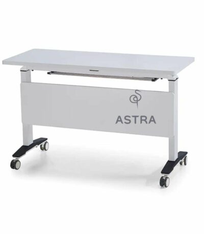 table de formation rabattable ASTRA blanche avec roulettes à Dakar - Sénégal - Lenix