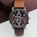 Montre BOLUN Maron Foncé