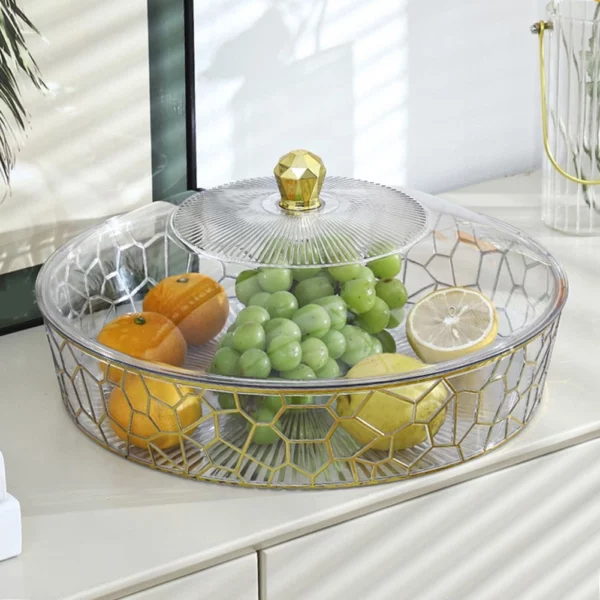 Assiette à fruits en plastique