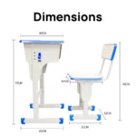 Ensemble de chaises et bureau réglables pour enfant - Lenix Dakar Sénégal