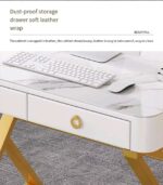 Grande table de bureau avec tiroirs – Design moderne et pratique - Dakar Sénégal - Lenix